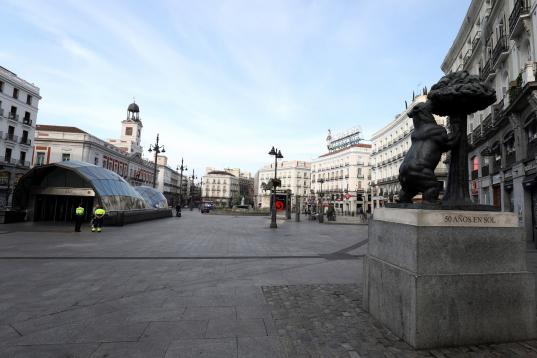 La Puerta del Sol de Madrid.