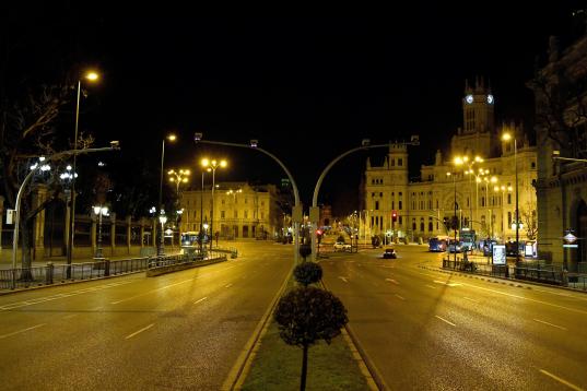 La calle Alcalá de Madrid.