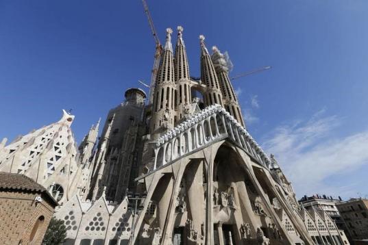 La Sagrada Familia de Barcelona, donde tenían planeado atacar. 