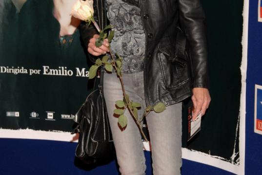 Blanca asiste al estreno de la película de Las 13 Rosas en octubre de 2007 en el cine Kinepolis de Madrid.