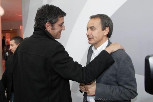 El expresidente del Gobierno José Luis Rodríguez Zapatero ha dicho que Madina tiene "grandísimas cualidades para el liderazgo político".