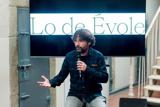 SEGOVIA, SPAIN - FEBRUARY 05: Jordi Evole attends 'Lo De Evole' presentation by Atresmedia at 'Carcel de Segovia' on February 05, 2020 in Segovia, Spain. (Photo by Juan Naharro Gimenez/Getty Images for Atresmedia)