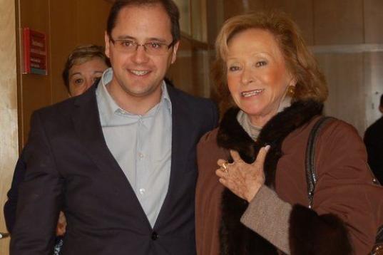 Junto a María Teresa Fernández de la Vega.