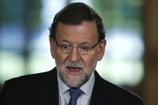 El presidente del Gobierno, Mariano Rajoy, durante la rueda de prensa en la que ha hecho balance de este 2014.