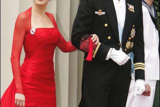 En 2004, en la boda de Federico y Mary de Dinamarca
