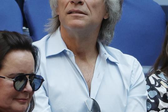 El cantante y músico Bon Jovi en la final del US Open 2022