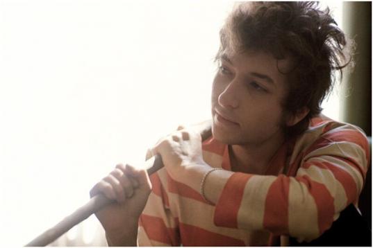 ©Tony Frank, Bob Dylan, T-shirt rayé ,Londres 1965