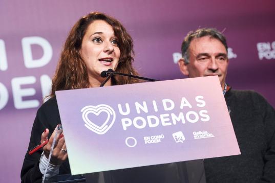 Noelia Vera valora los resultados de Unidas Podemos