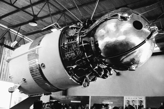 Parte de la Vostok-1, la nave en la que Yuri Gagarin orbitó la Tierra