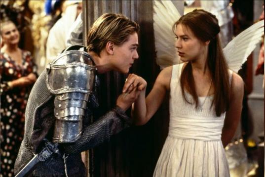 Leonardo Di Caprio y Claire Danes (Romeo y Julieta)