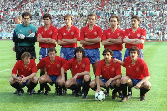 1988: equipo de España en el Mundial.