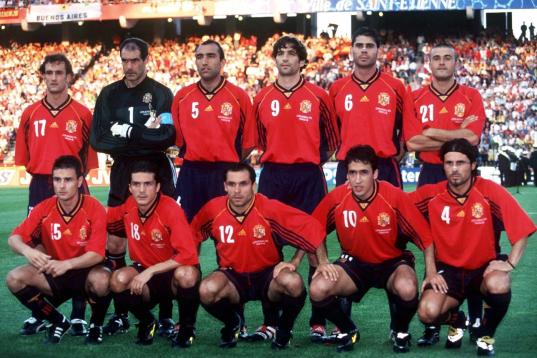 1998: el equipo español en el Mundial.