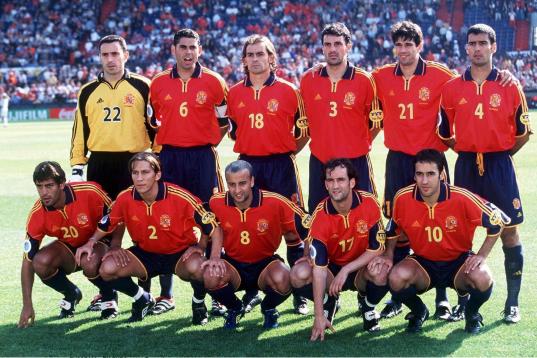 2000: la selección en la Eurocopa.