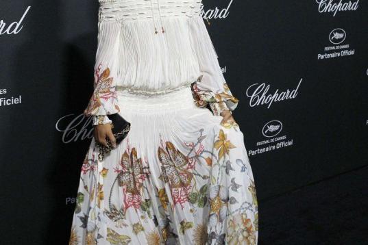 Durante una fiesta que celebró la firma de joyas Chopard en el 67º Festival de Cine de Cannes.