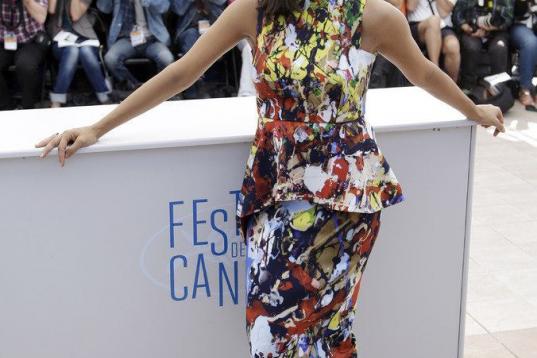 La actriz protagoniza The Captive. Aquí, posa durante la presentación de la película en el 67º Festival de Cine de Cannes.