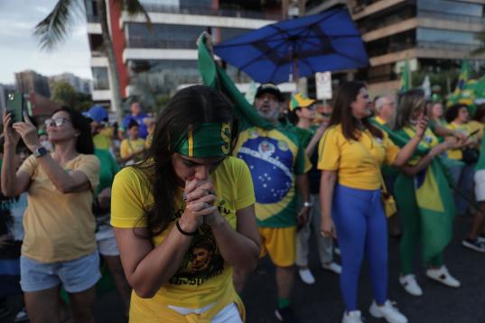 En Río de Janeiro se vivieron escenas de tensión entre los simpatizantes de Bolsonaro.