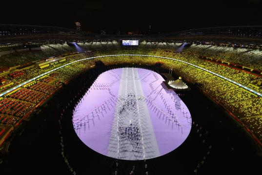 Ceremonia de apertura de los JJOO en Japón.