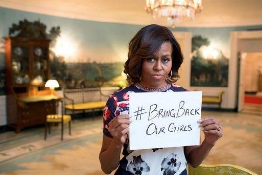 El lema Bring back our girls  fue difundido por actores, cantantes y caras conocidas de todo el mundo (como Michelle Obama) para que las 200 niñas secuestradas en Nigeria fueran liberadas. Boko Haram contestó con un Bring back our army (Devolv...