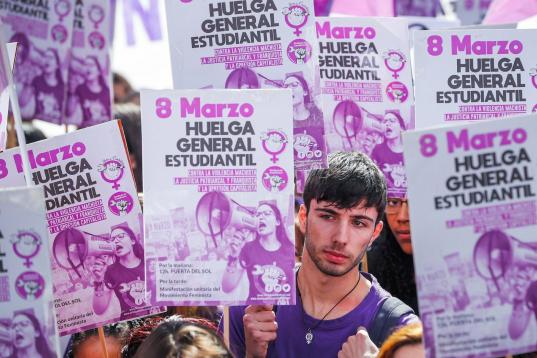 Concentración en la Puerta del Sol en Madrid