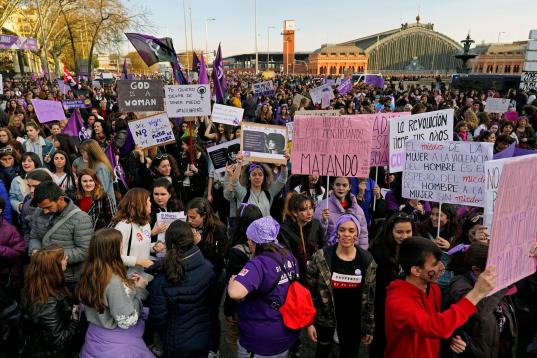 Manifestación en Atocha, Madrid