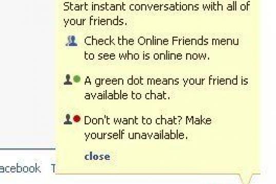 El chat de Facebook aparece el 7 de abril 2008. 