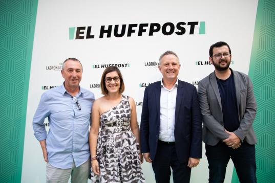 Los diputados de Compromís Joan Baldoví, Marta Sorlí, Enric Bataller e Ignasi Candela