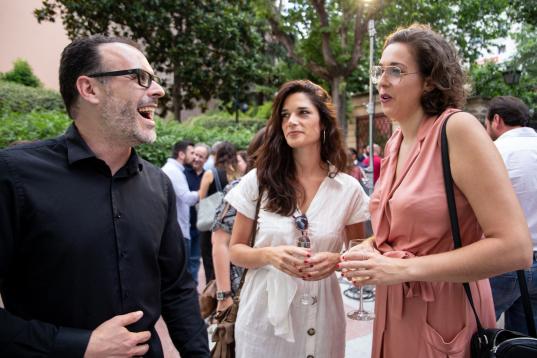 Guillermo Rodríguez, Clara Serra (Podemos) y María José Benavente (Podemos)