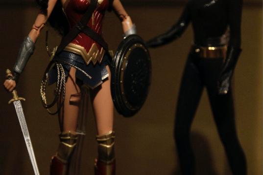 Wonder Woman y Catwoman.
