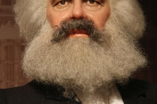 Figura de cera de Karl Marx en el museo de Madame Tussauds de Berlín. 