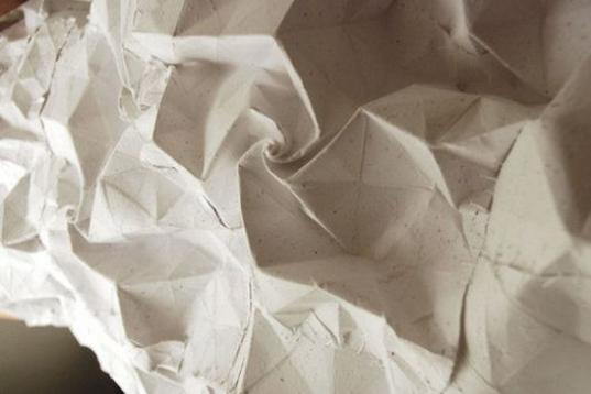 Este vestido blanco y radiante es una creación de la estudiante de diseño Tessa Zeng. Durante segundo curso, se le pidió que crease un vestido solo y exclusivamente con material reciclado. Para ello utilizó papel de embalaje con semillas de ...
