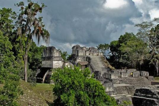 Maya Stadt Tikal, en Guatemala.

FOTO: Taus P.