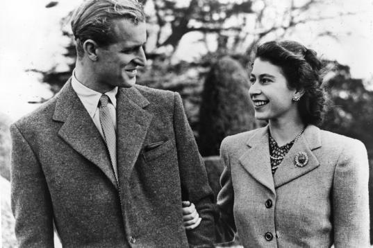 El duque de Edimburgo e Isabel II de Luna de miel en 1947.
