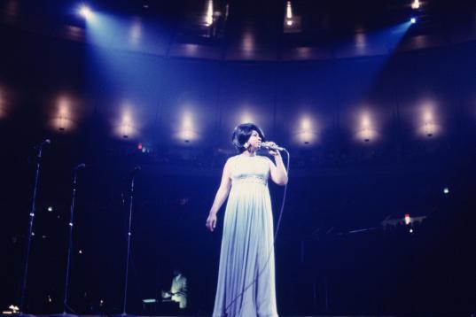Franklin durante un concierto en Madison Square Garden de Nueva York el 28 de junio de 1968.