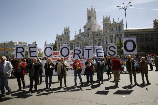 El Primero de Mayo en Madrid sigue pidiendo Recortes, no.