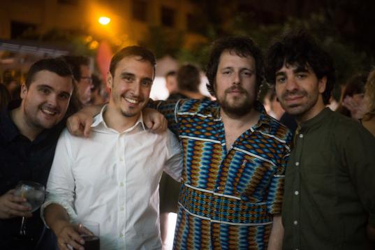 Álvaro Palazón, Pablo Machuca, Jorge Berástegui y Carlos Pina, de El HuffPost.
