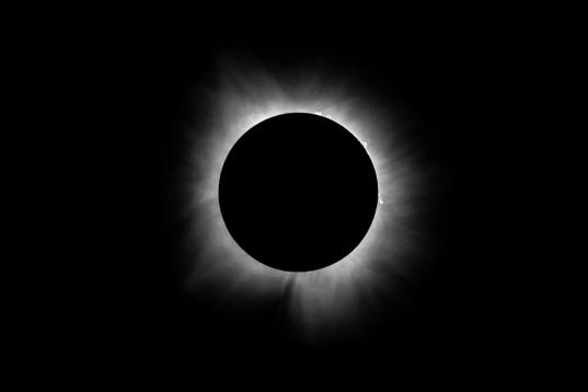 El eclipser solar total en Brady, Texas (EEUU)