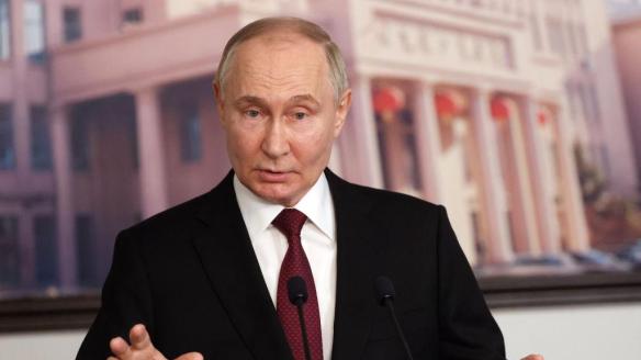 El presidente de Rusia, Vladímir Putin, durante su visita a China en mayo de 2024
