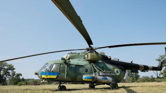 Un helicóptero de combate MI 8 ucraniano, en una imagen de archivo