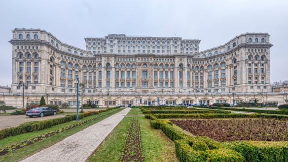 El parlamento de Rumanía.