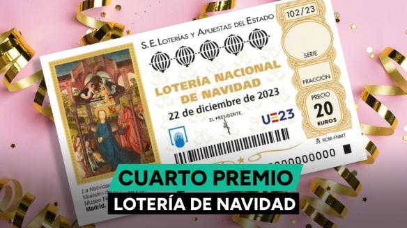 Segundo cuarto premio de la Lotería de Navidad 2023