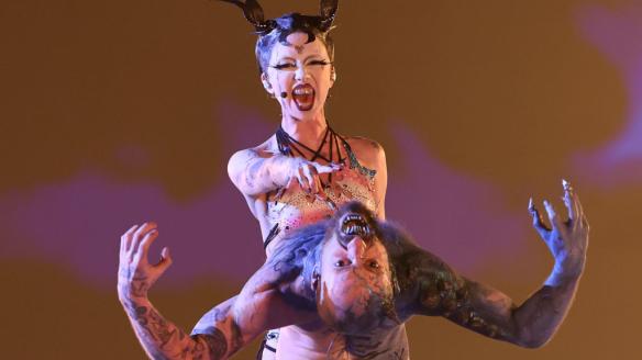 Bambie Thug, en la final de Eurovisión 2024.