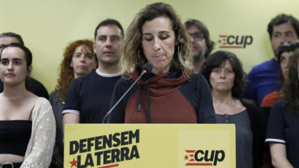 La candidata de la CUP a la Generalitat, Laia Estrada, valoró los resultados obtenidos por la formación política este domingo en las elecciones catalanas.