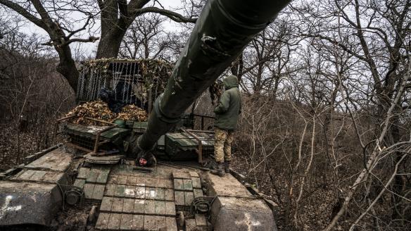 Foto de archivo de otro modelo, el tanque T-64.