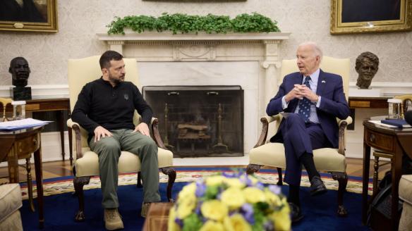 Zelenski y Joe Biden en un encuentro reciente en la Casa Blanca.