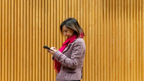 La ministra de Defensa, Margarita Robles, en el Congreso de los Diputados.