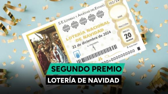 Segundo premio de la Lotería de Navidad 2024