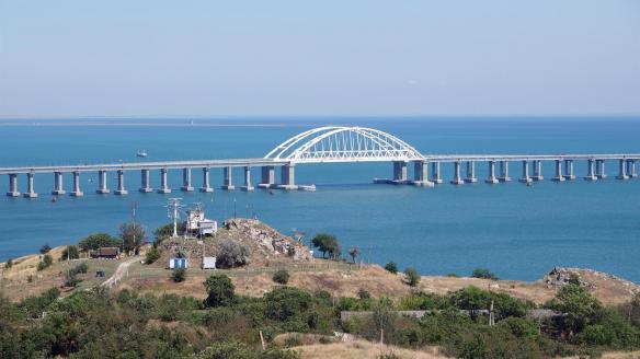 Imagen de archivo del puente de Kerch, que une la península de Crimea con el resto del territorio ruso.