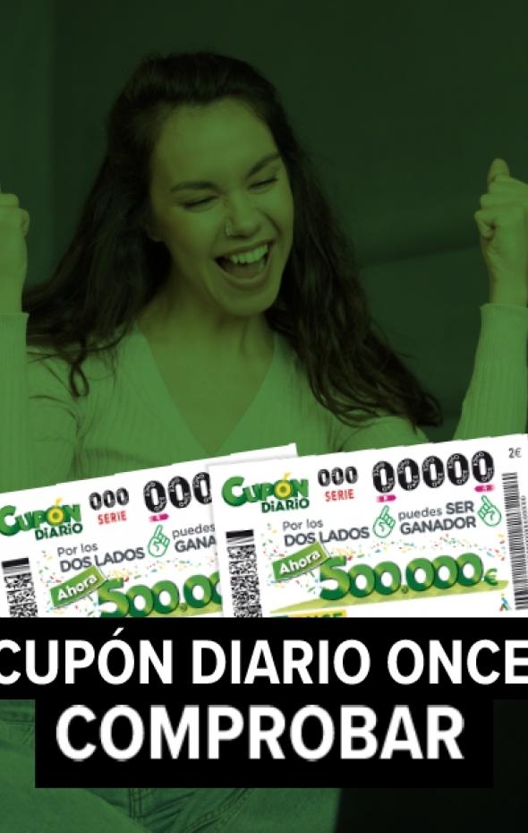 ONCE comprobar Cupón Diario, Mi Día y Super Once, resultado de hoy
