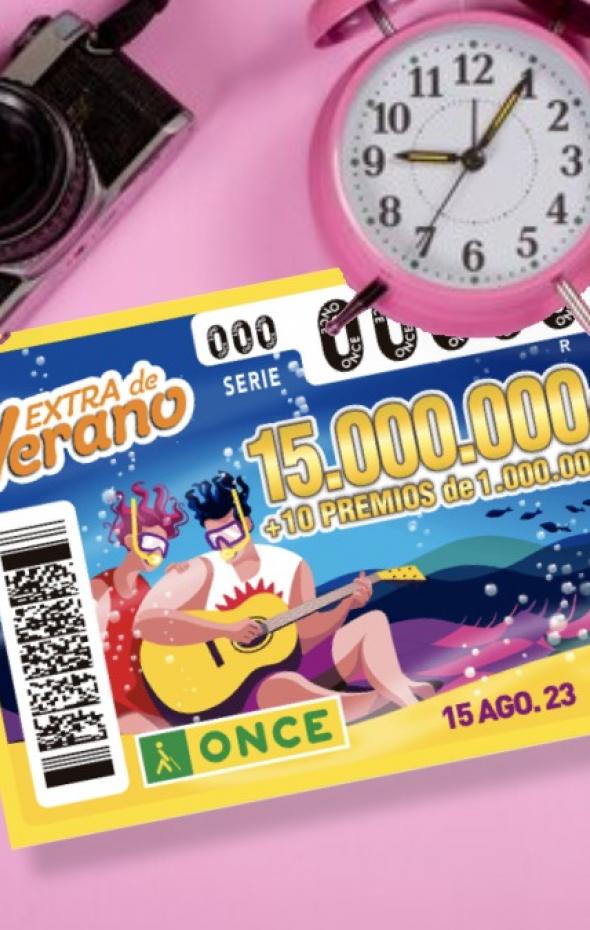 Extra de Verano ONCE 2023 horario y dónde ver el sorteo del 15 de agosto