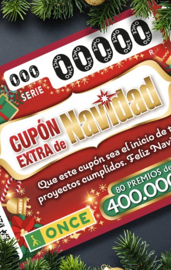 Premios del Cupón Extra de Navidad de la ONCE y probabilidad de ganar